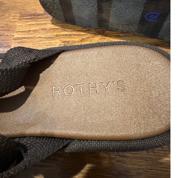 Rothy’s Women’s The Lightweight Wedge Sandal – Brown – Size 9 Sustainable Style - Picture 9 of 9